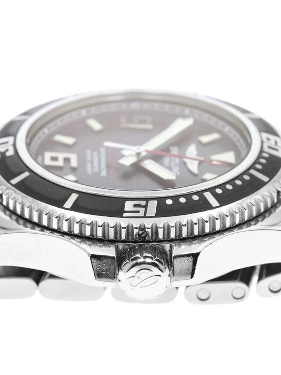Breitling Super Ocean A17391 Black Dial – Belmont Watches BREITLING Super Ocean 44 A17391 Date Black Dial Automatic Men\'s Watch_952307